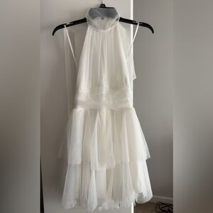 Selfie Leslie White Mini Dress